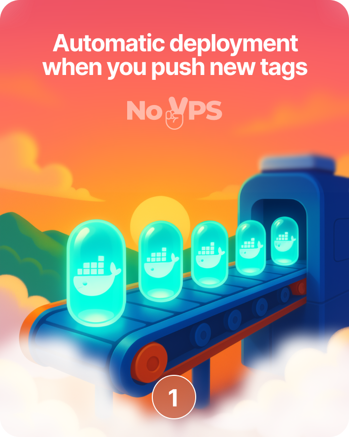 Automatic deployment when you push new tags