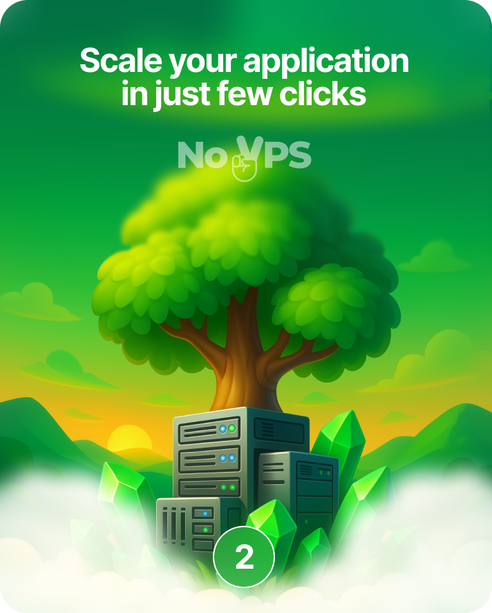 Scale your application in just few clicks